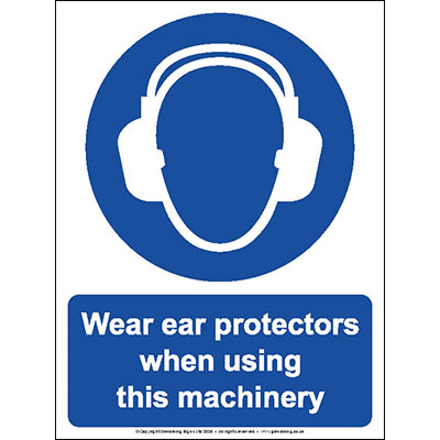 Wear Ear Protectors When Operating This Machine
