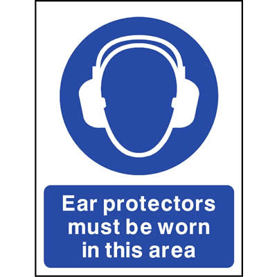 Ear protectors must be worn in this area