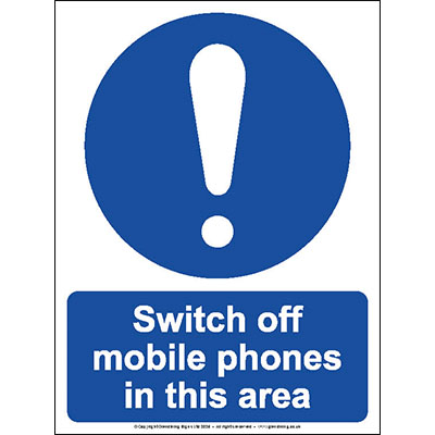 Switch off mobile phones in this area