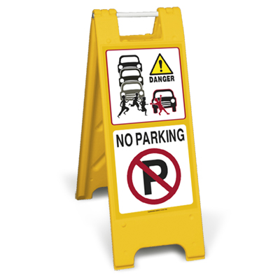 Danger - No parking (Minicade)