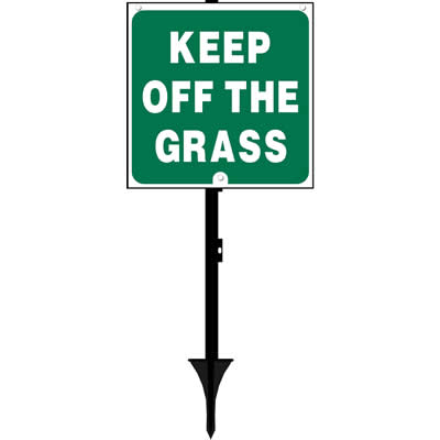Keep off the grass (T-cade)