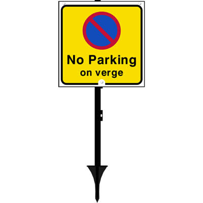 No parking on verge (T-cade)