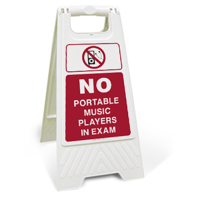 No portable music players in exam (Motspur)