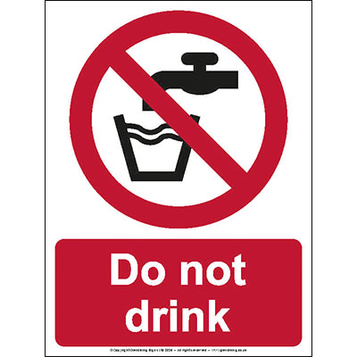 Do not drink