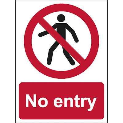 No entry sign