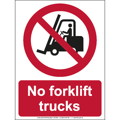 No fork lift trucks