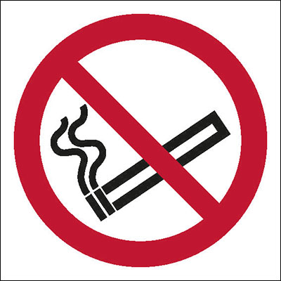 No smoking symbol sign