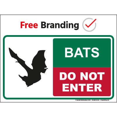 Do not enter bats sign (Quickfit) 