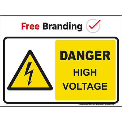 Danger high voltage (Quickfit)