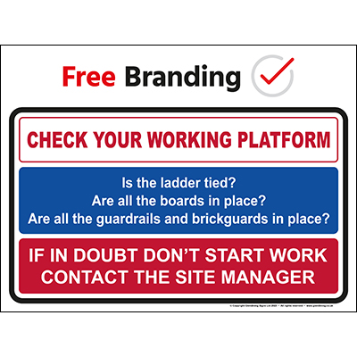 Check your working platform (Quickfit)
