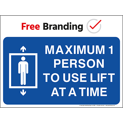 Max 1 Person To Use Lift (Quickfit)