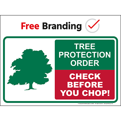Tree Protection Order Sign (Quickfit)