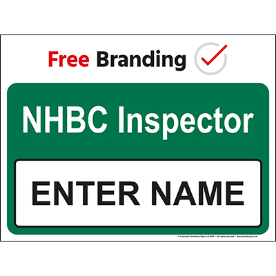 NHBC Inspector Sign