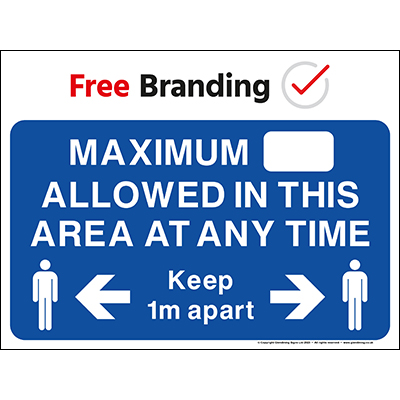 Max allowed in this area sign 1m rule (Quickfit)