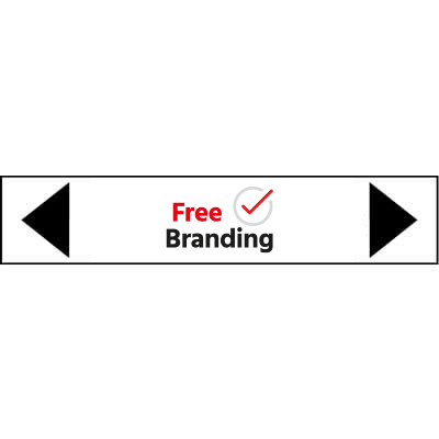 Branded Directional Sign Left/Right