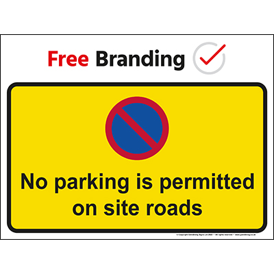 No parking is permitted on site roads (Quickfit)