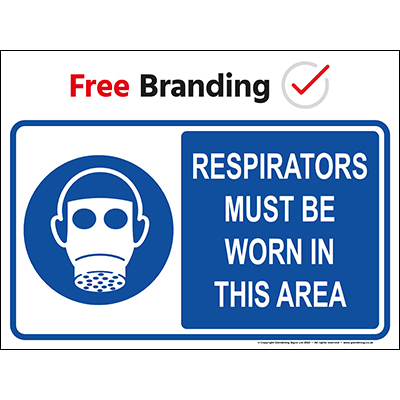 Respirators must be worn in this area (Quickfit)