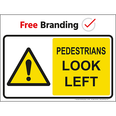 Pedestrians look left (Quickfit)