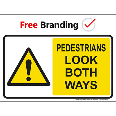 Pedestrians look both ways (Quickfit)
