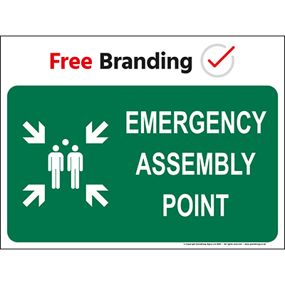 Emergency Assembly Point Sign (Quickfit)