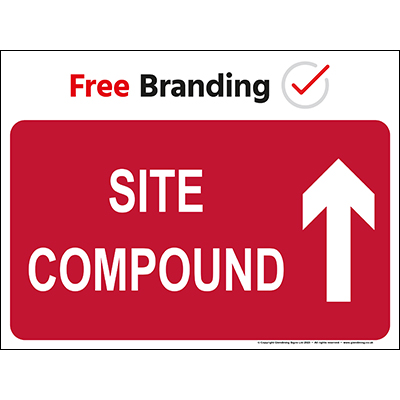 Site compound ahead (Quickfit)