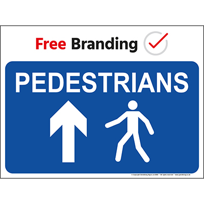 Pedestrians Ahead With Symbol (Quickfit)