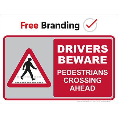Drivers beware pedestrians crossing ahead (Quickfit) 