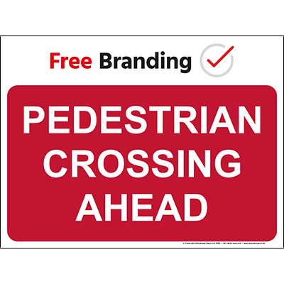 Pedestrian crossing ahead (Quickfit)