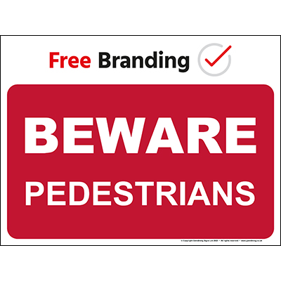 Beware pedestrians (Quickfit)