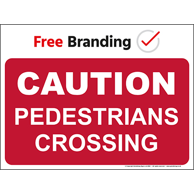 Caution pedestrians crossing (Quickfit)