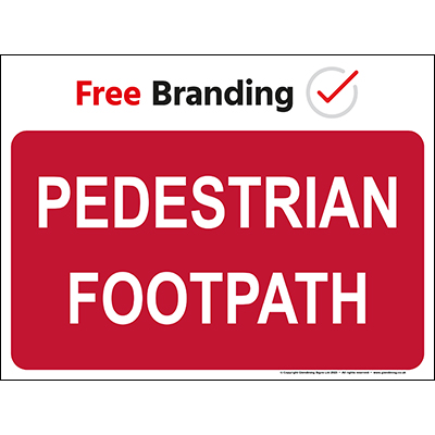 Pedestrian footpath (Quickfit)