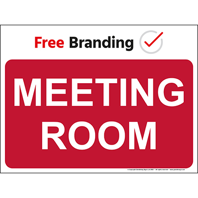 Meeting room sign