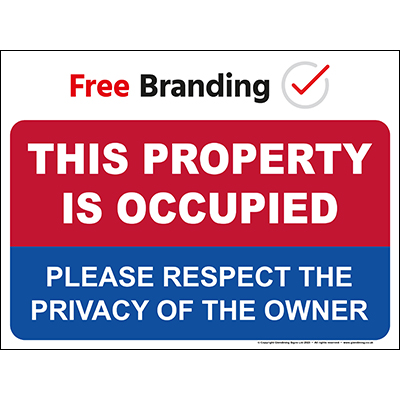 Property occupied respect privacy of owner (Quickfit)