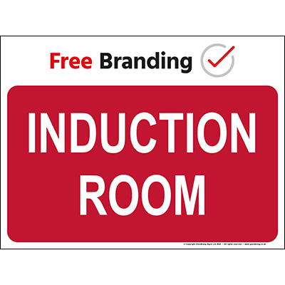 Induction Room Sign (Quickfit)
