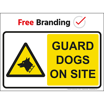 Guard dogs on site (Quickfit)
