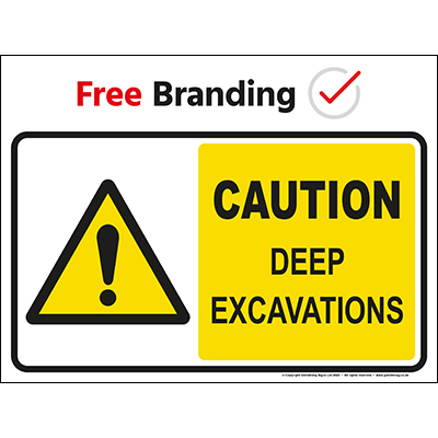 Caution deep excavations (Quickfit)