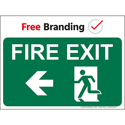 fire exit sign