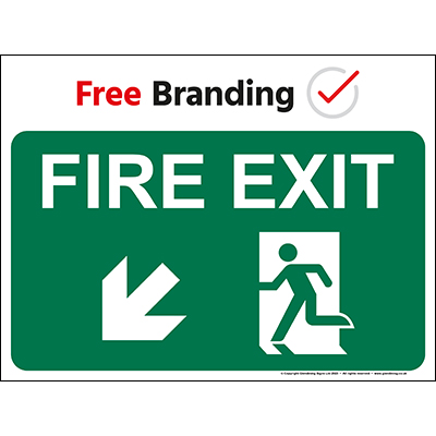 Fire Exit Down-Left (Quickfit)