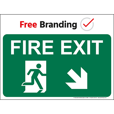 Fire Exit Down-Right (Quickfit)