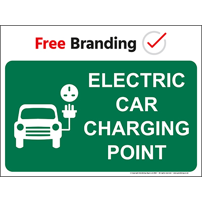 car charging sign