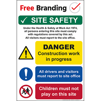 Site Safety Sign 2 (Quickfit)