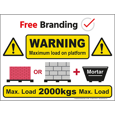 Maximum Load on Platform (Quickfit)