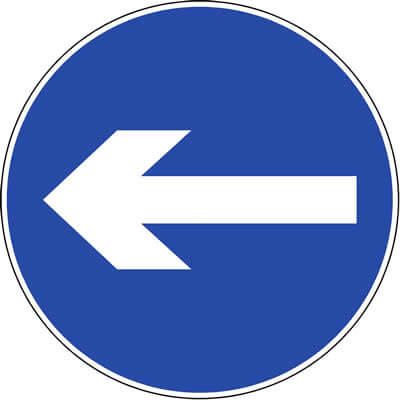 Proceed left/right