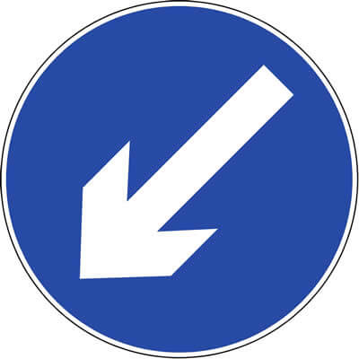 Keep left/right