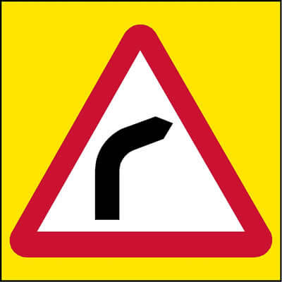 Bend ahead - Right (Non-Spec)