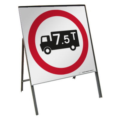 Vehicles Exceeding Gross Weight Prohibited (Temp)