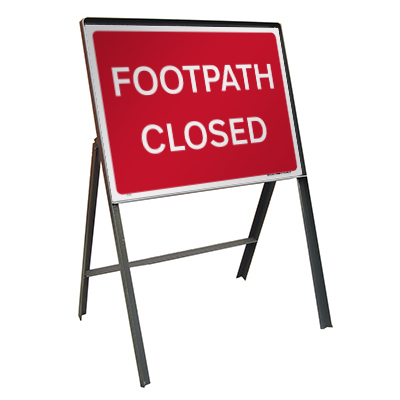 Footpath closed (Temp.)