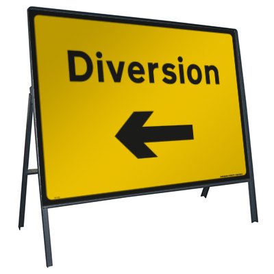 Diversion left (Temp.)