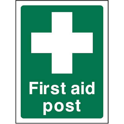 first aid post signs