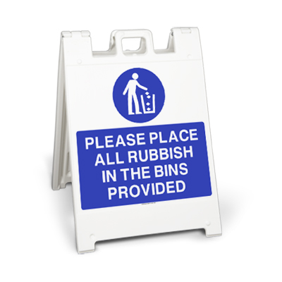 Place rubbish in bins provided (Squarecade 36)